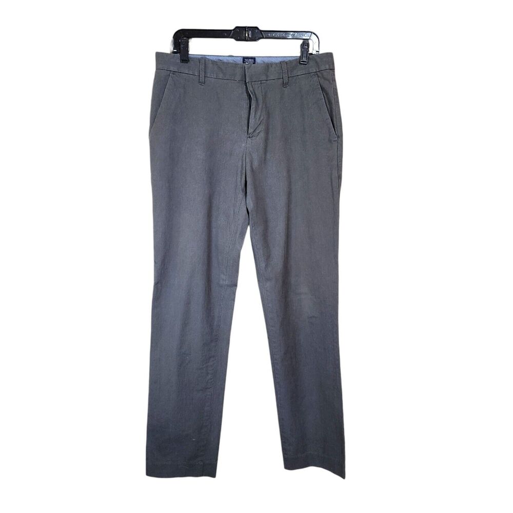 GAP Tailored Khakis Gray Size 32x34 Straight Fit
